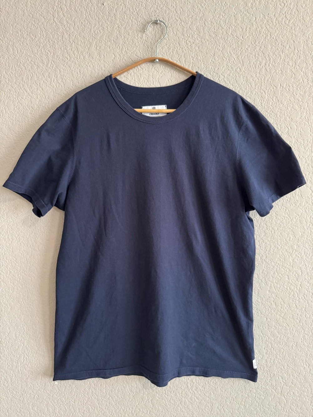 Reigning Champ Navy Blue Tee Shirt Large